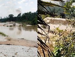 Desa Punti Kayu dan Desa Peladangan Lahan Empuk Bagi Penambang Emas Ilegal, Diduga di Lindungi 2 Oknum APH